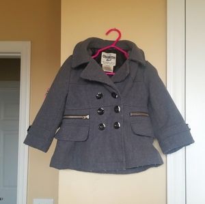 2T OshKosh B'Gosh Gray Peacoat